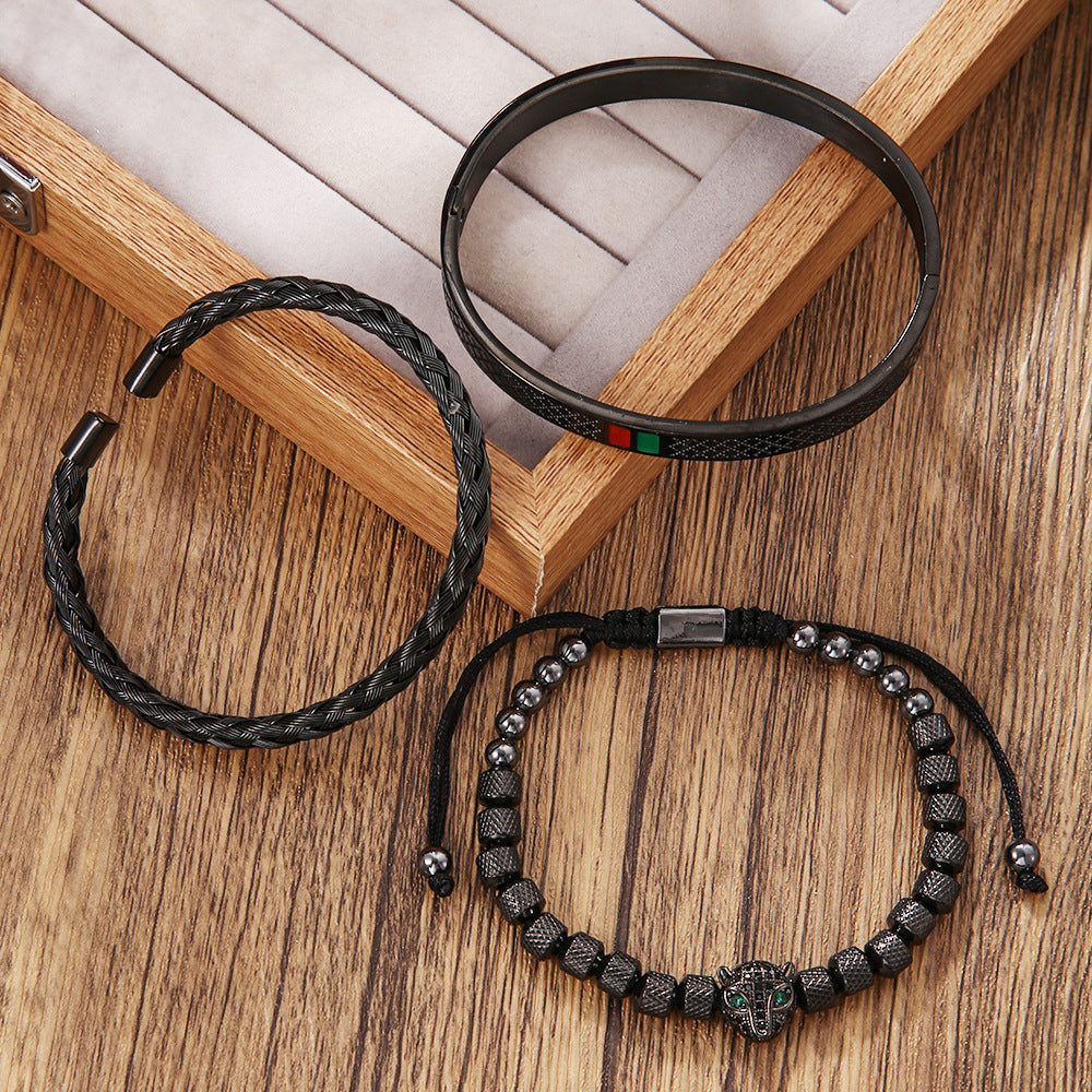 Black Panthera Bracelet – Forged in Premium Steel