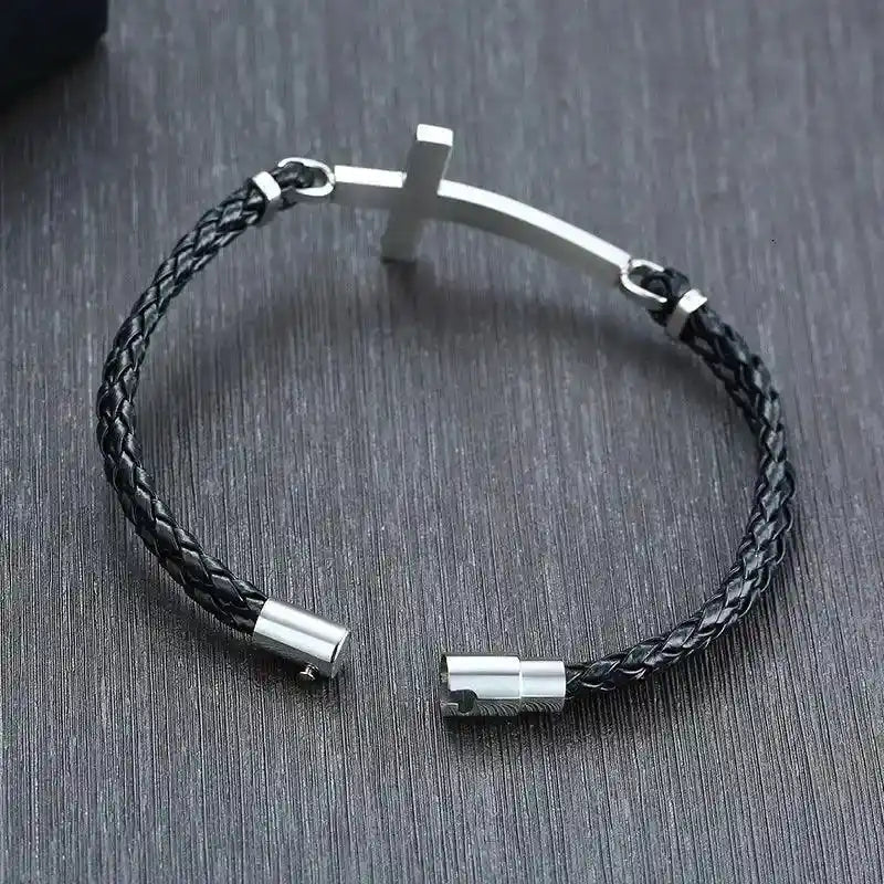 Valencia Sideways Cross Bracelet