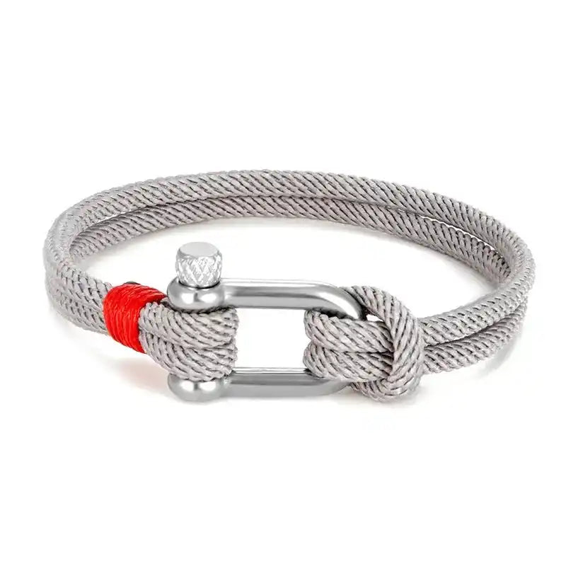 Sevilla Stainless Steel & Rope Bracelet