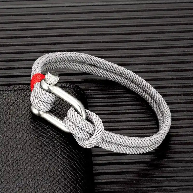 Sevilla Stainless Steel & Rope Bracelet