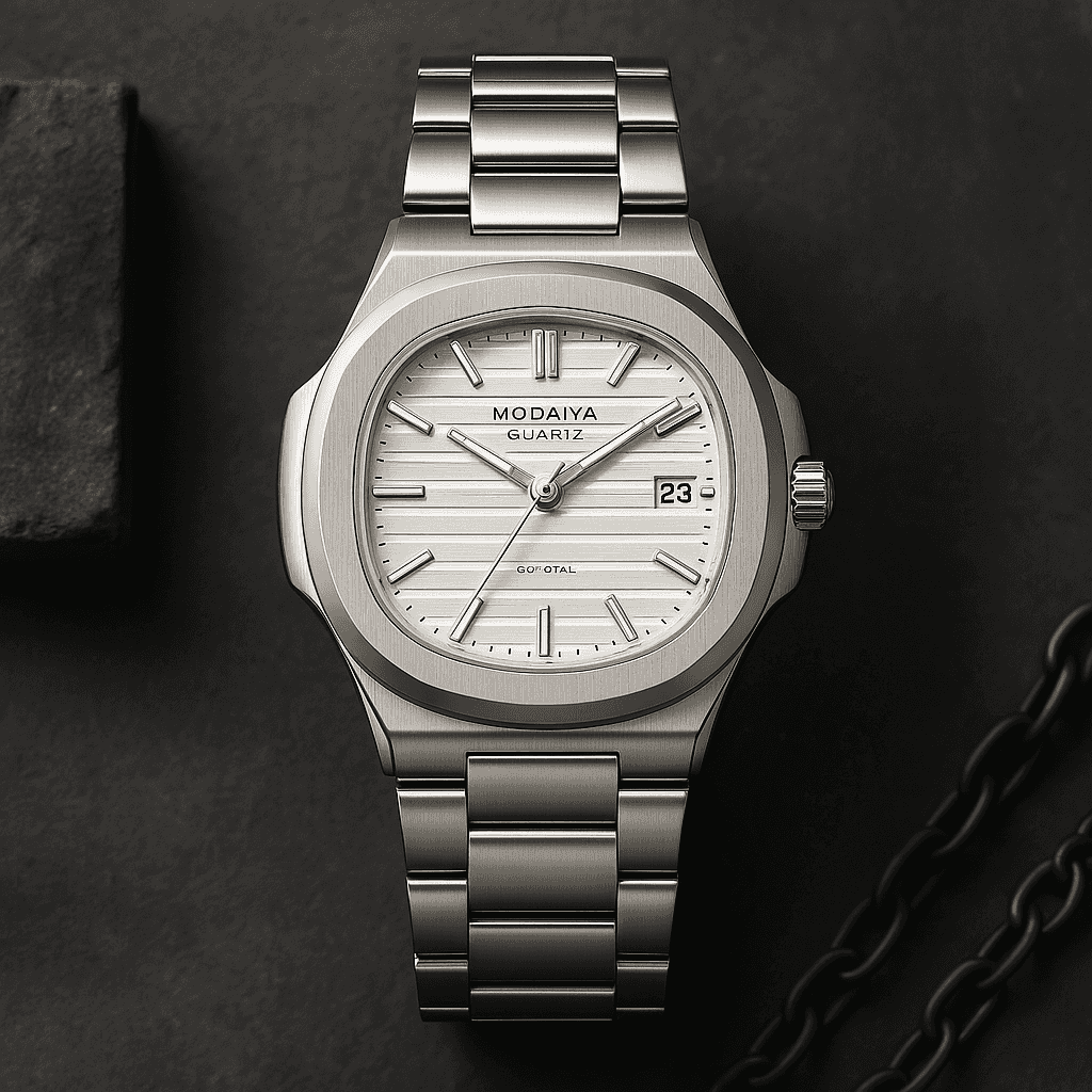 Mondaiya Steel Watch