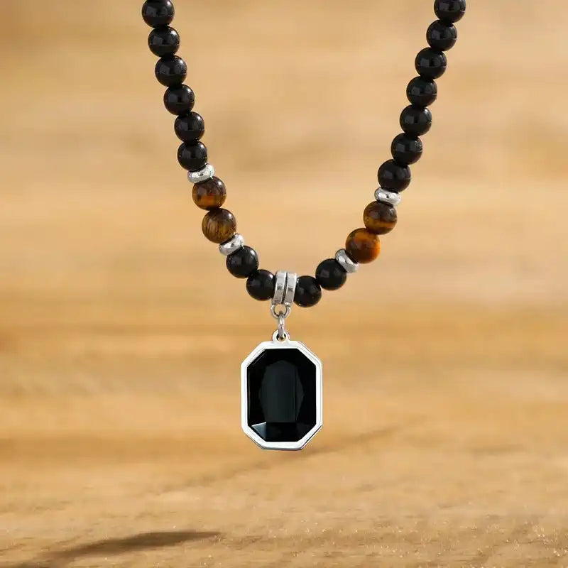 Obsidian Signal Necklace