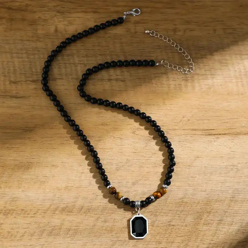 Obsidian Signal Necklace
