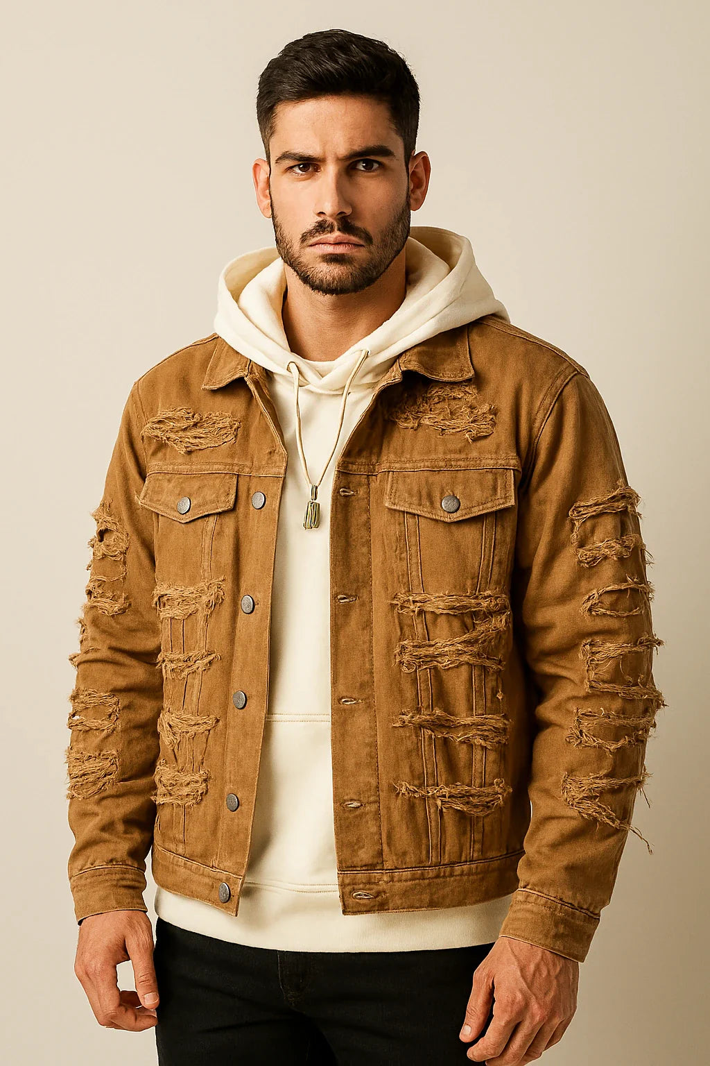 Urban Fringe Jacket – Crafted for Street Expression